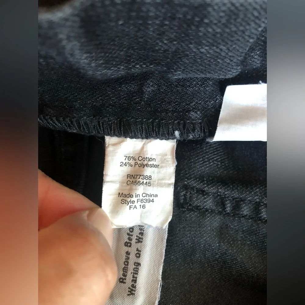 Madewell Women’s Denim Overall Jumpsuit Black Size Medium - Picture 14 of 15